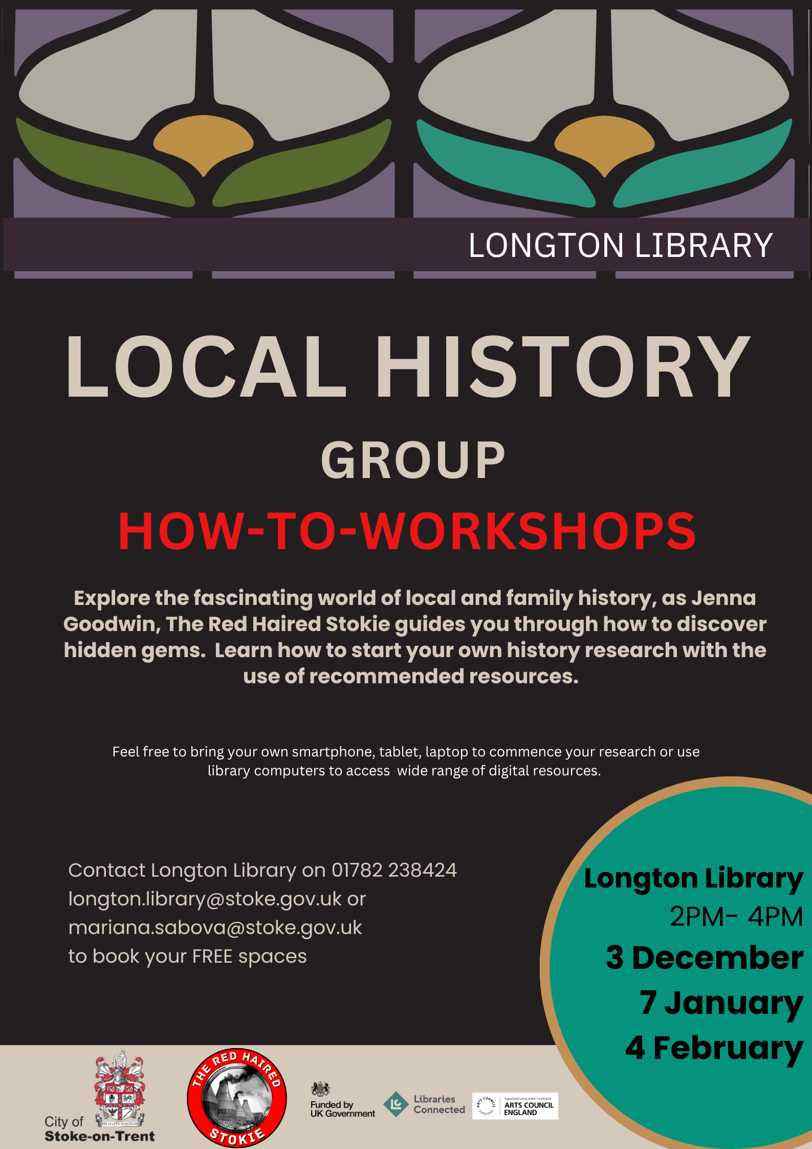 A Series of FREE How-To Local History Workshops